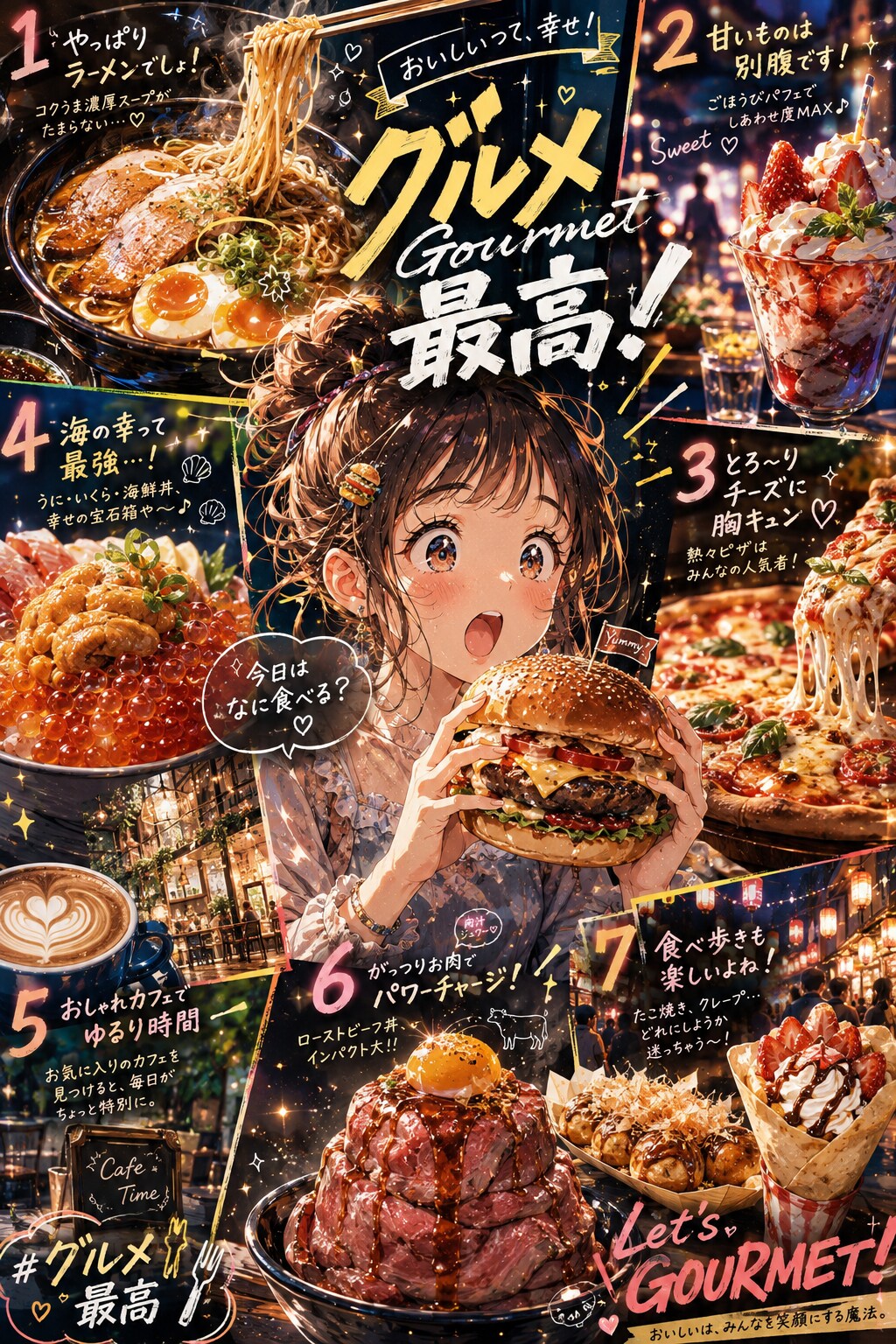 今日は何食べる？ | の人気AIイラスト・グラビア