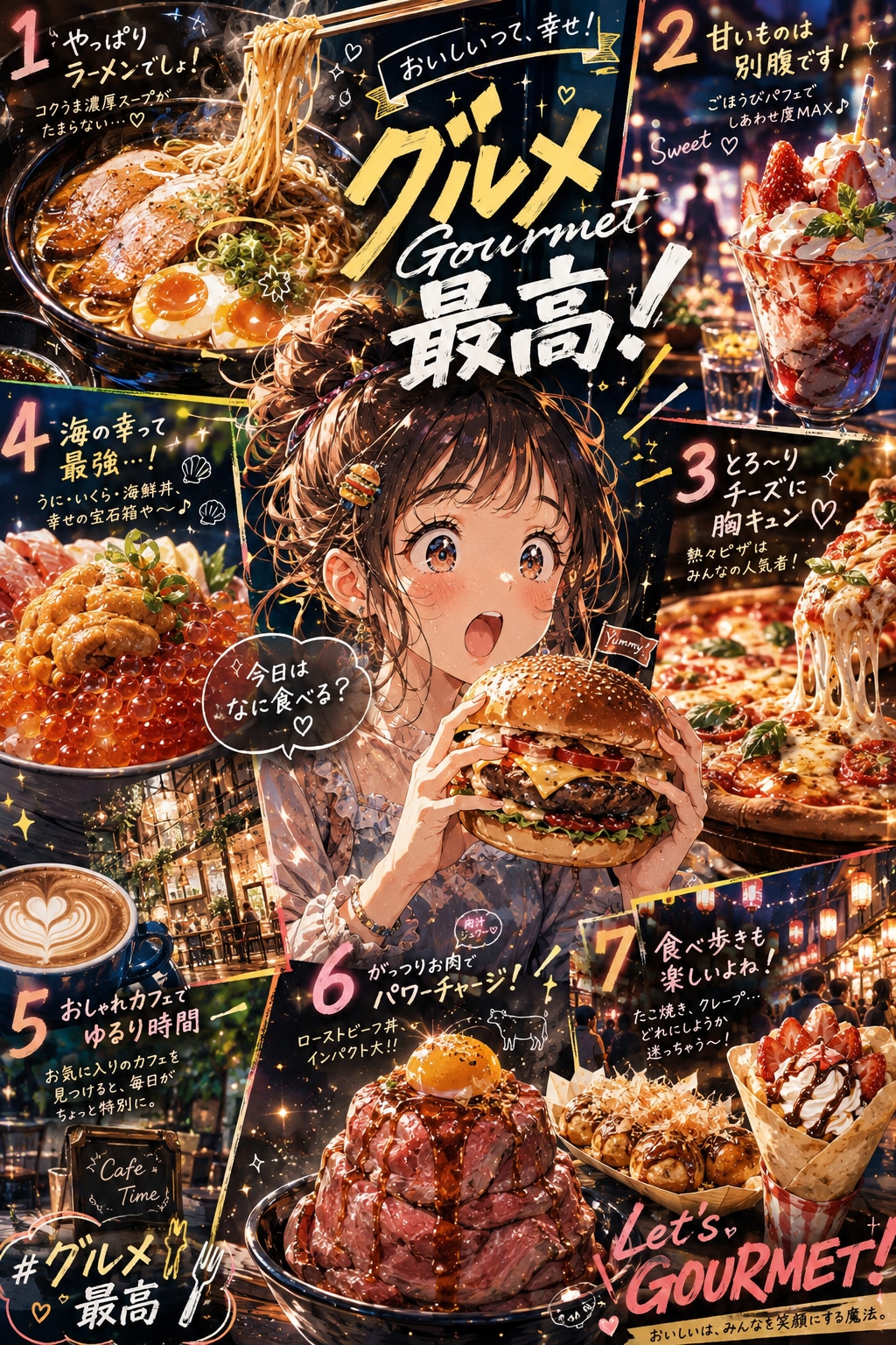 今日は何食べる？
