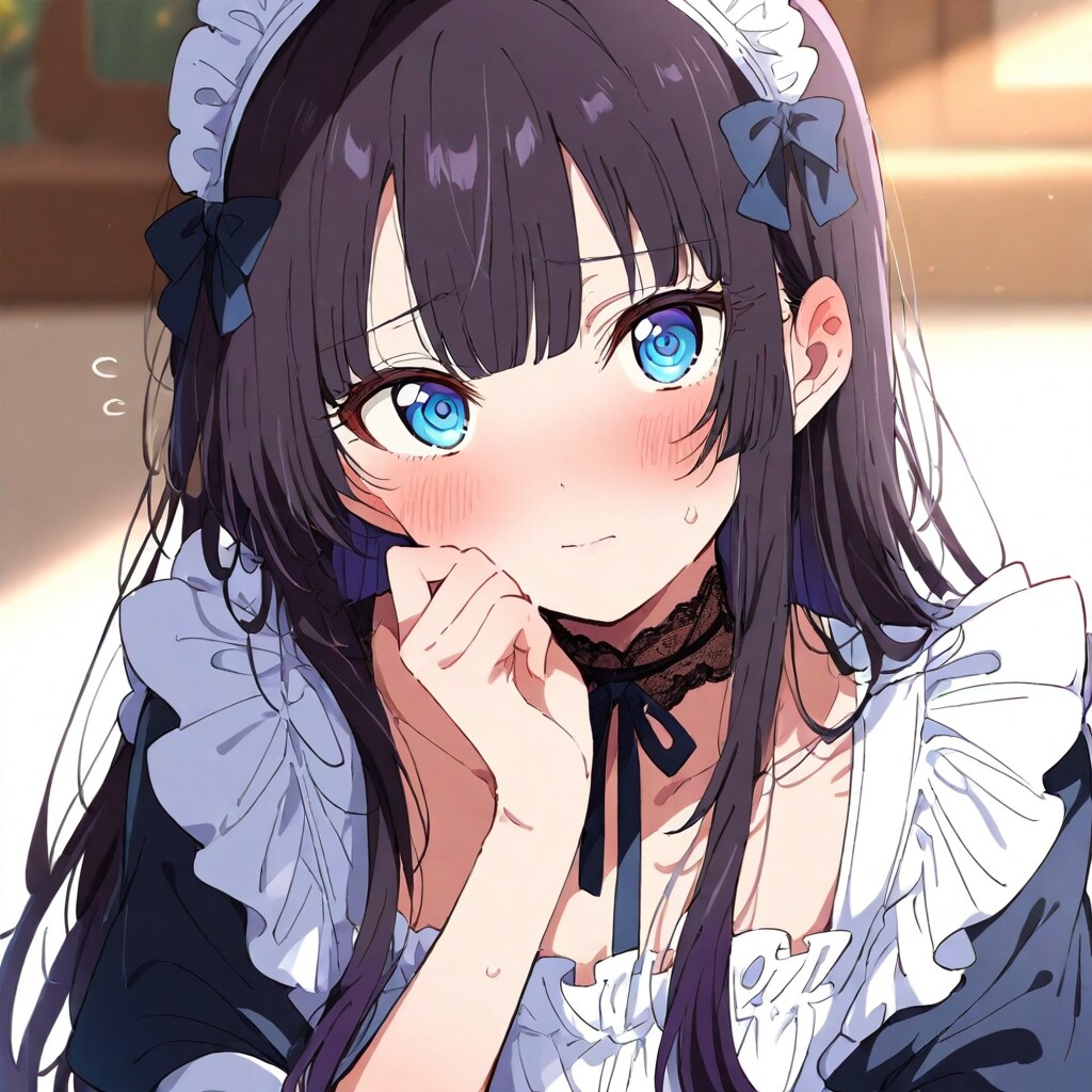 黒髪(メイド)