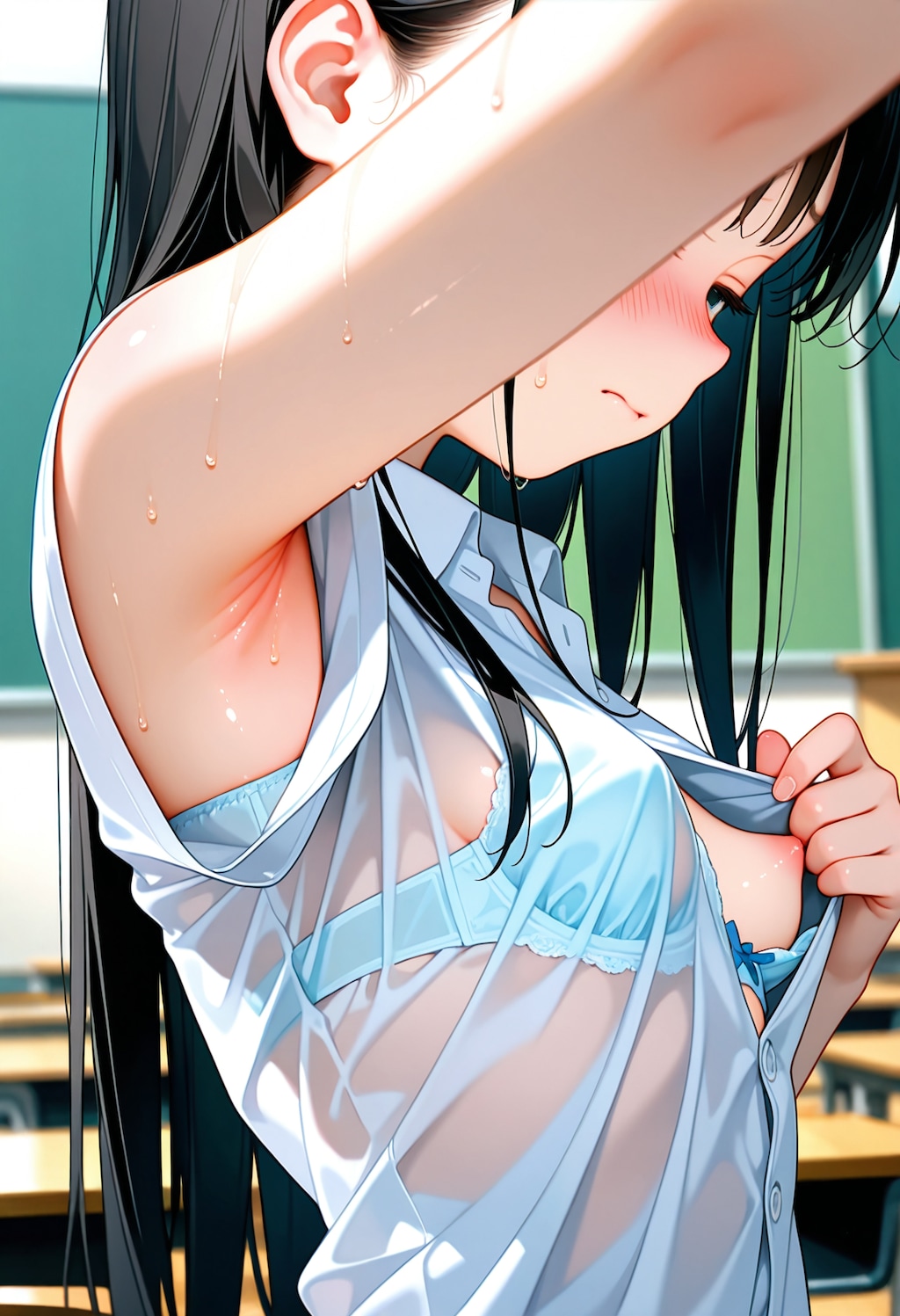 腋と胸チラの研究