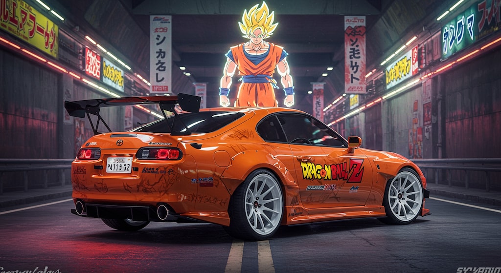 孫悟空とトヨタスープラ