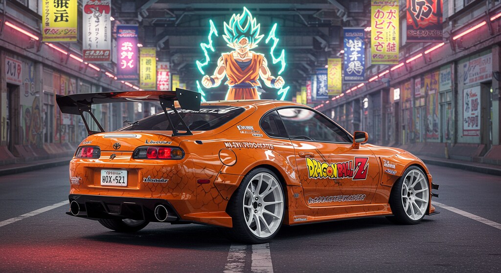 孫悟空とトヨタスープラ