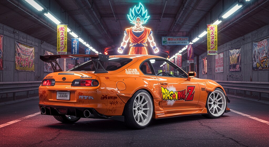 孫悟空とトヨタスープラ