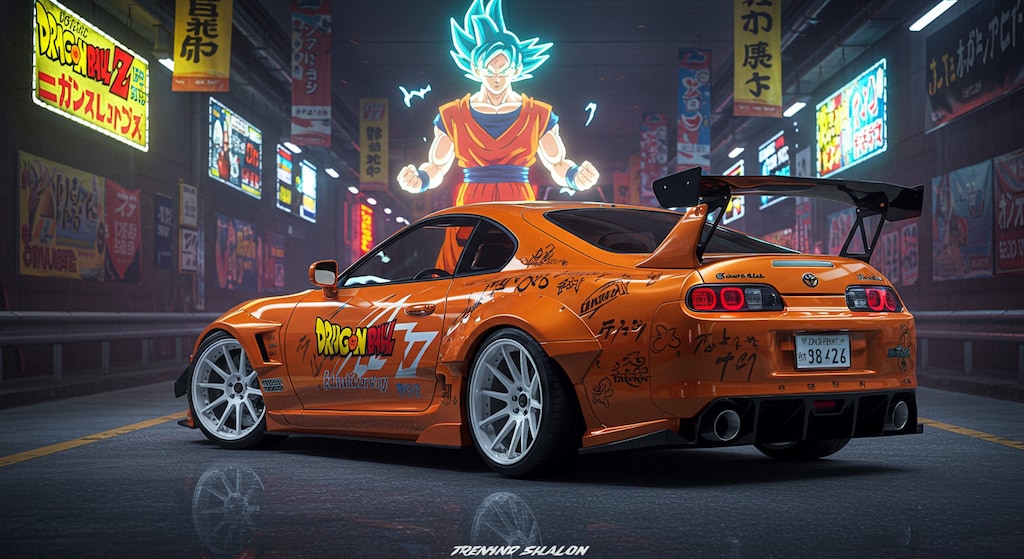 孫悟空とトヨタスープラ