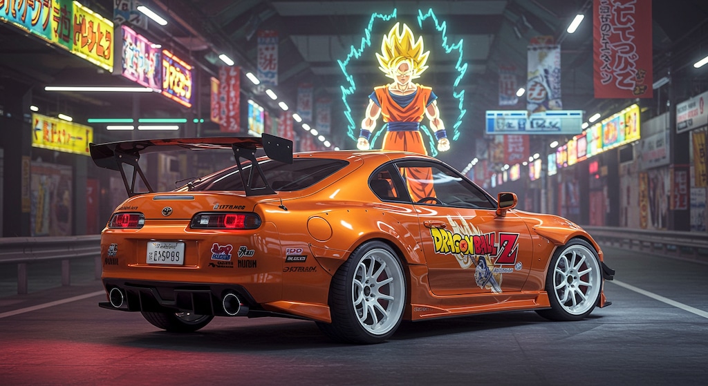 孫悟空とトヨタスープラ