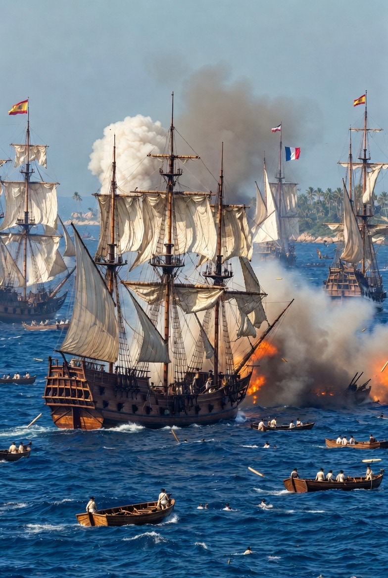 大海戦 | の人気AIイラスト・グラビア