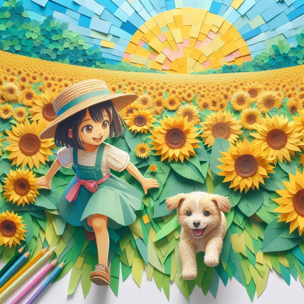 犬と少女 | の人気AIイラスト・グラビア