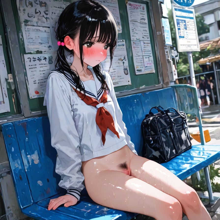 おさげバス停