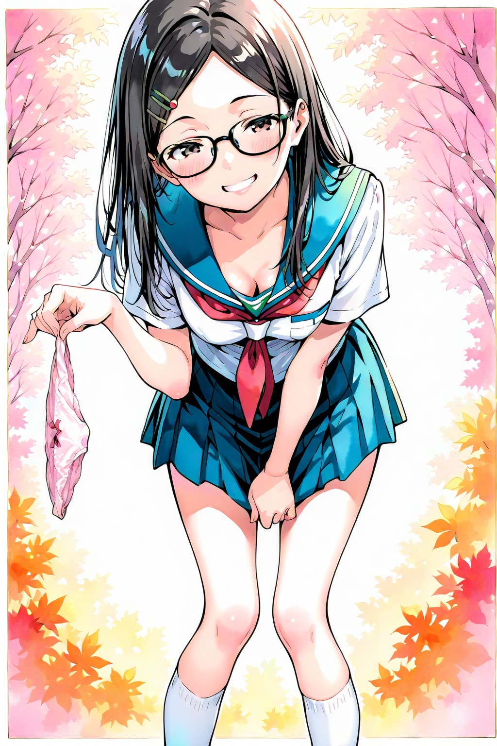 いたずらな顔 | の人気AIイラスト・グラビア