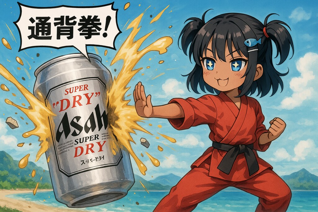 通背拳を放つこなつちゃん