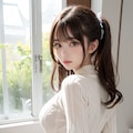 セーター美人 2枚目