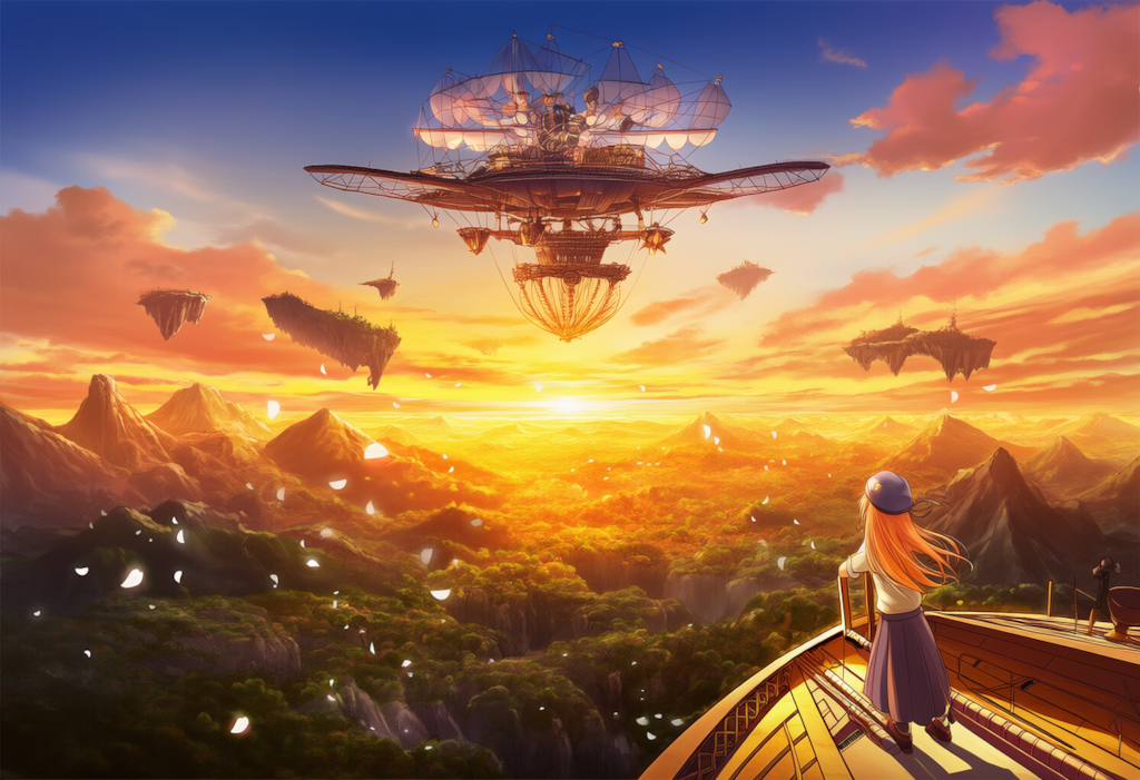 異世界の定期飛行船