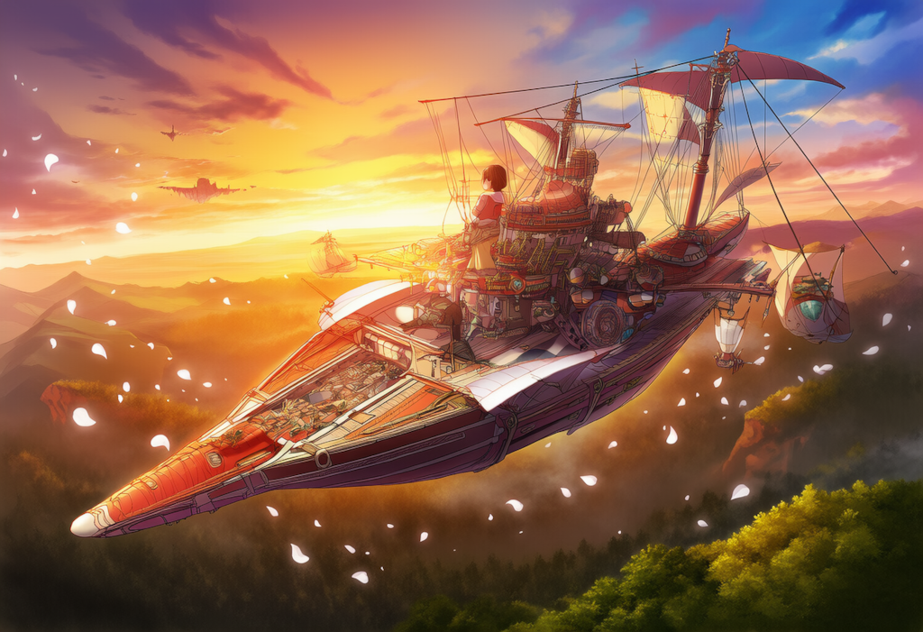 異世界の定期飛行船