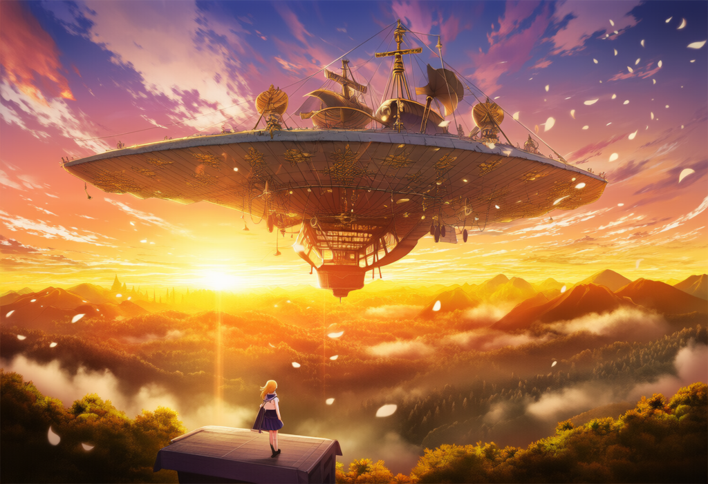 異世界の定期飛行船