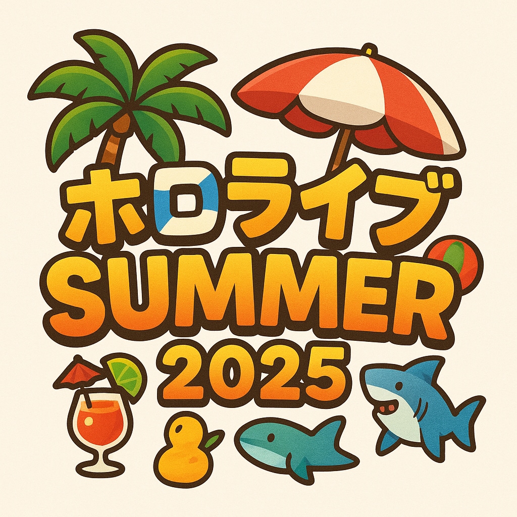 タイトルロゴ「ホロライブサマー2025」