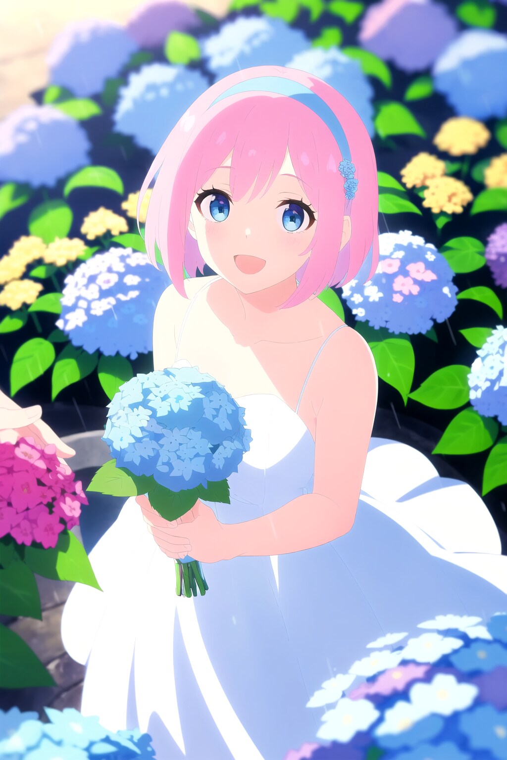 紫陽花の花嫁（バイト）