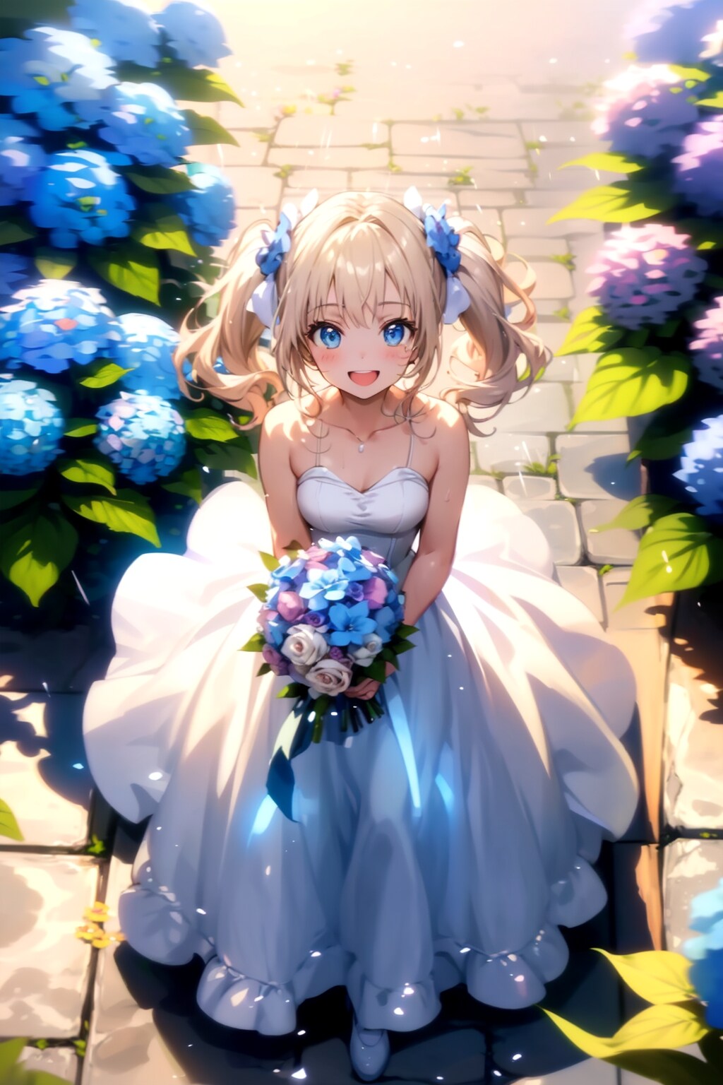 紫陽花の花嫁（バイト）