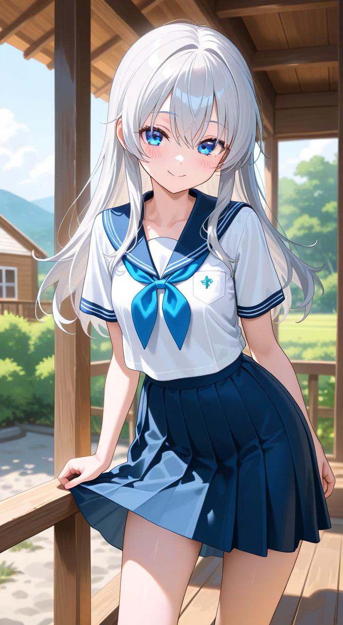 コスプレ銀子　セーラー服 | の人気AIイラスト・グラビア