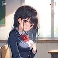 オナニーを見られた彼女 2枚目