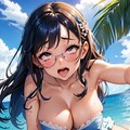 水着メガネのアヘ顔(12枚) 7枚目