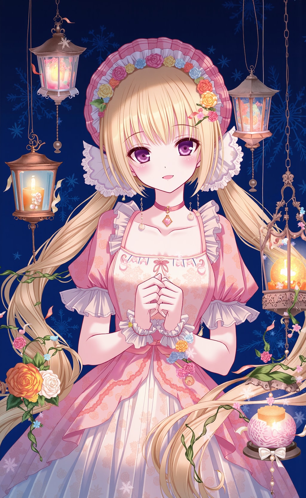 祈りのろうそくの光