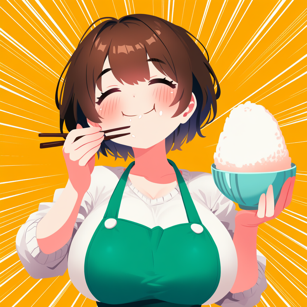 お米美味しいー🍚 | の人気AIイラスト・グラビア