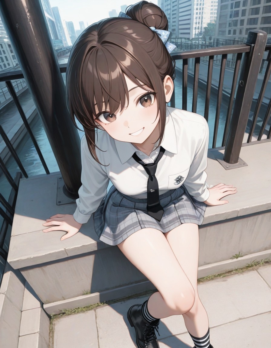 秋の女子高生 | の人気AIイラスト・グラビア