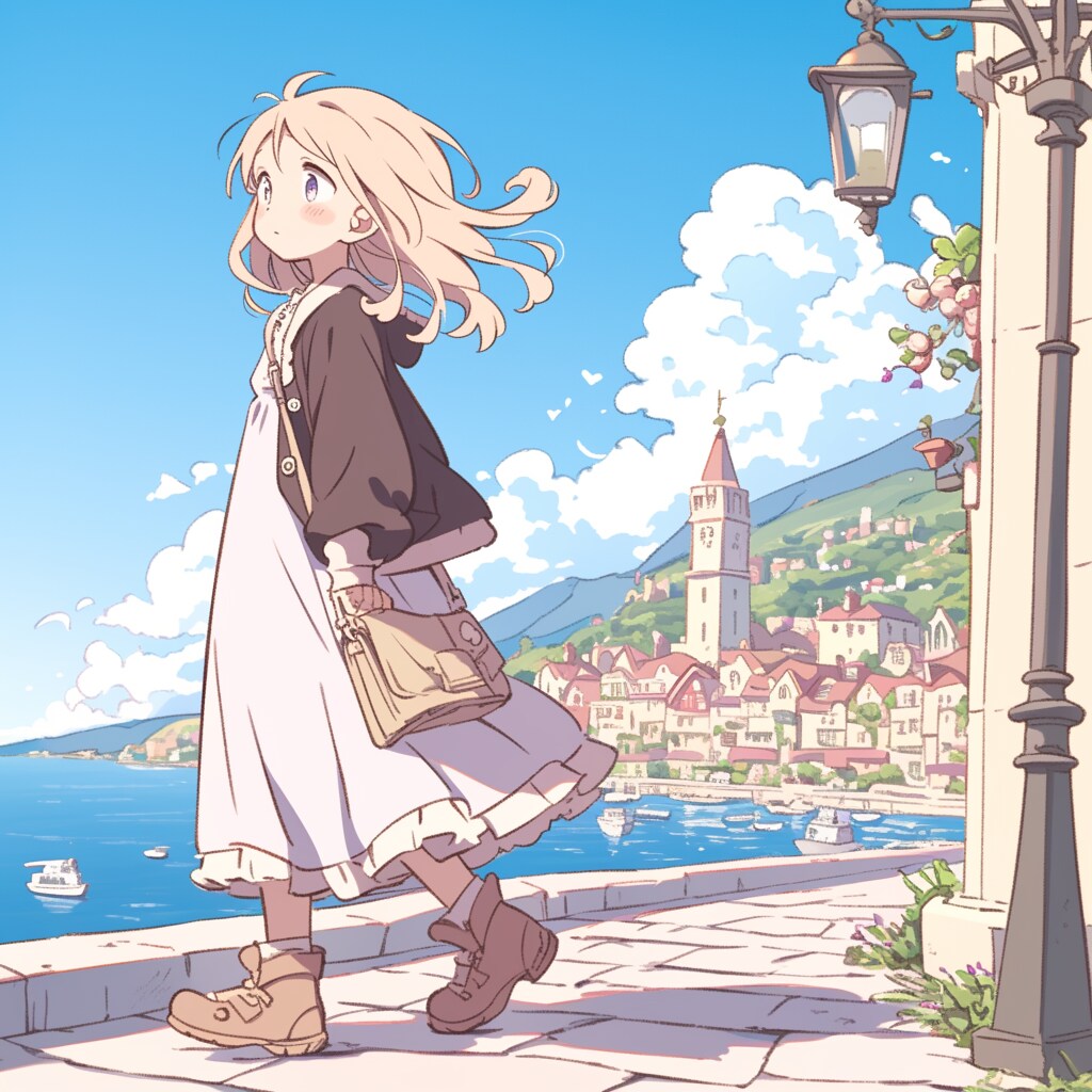 コークの街と女の子 The city of Cork and the girl
