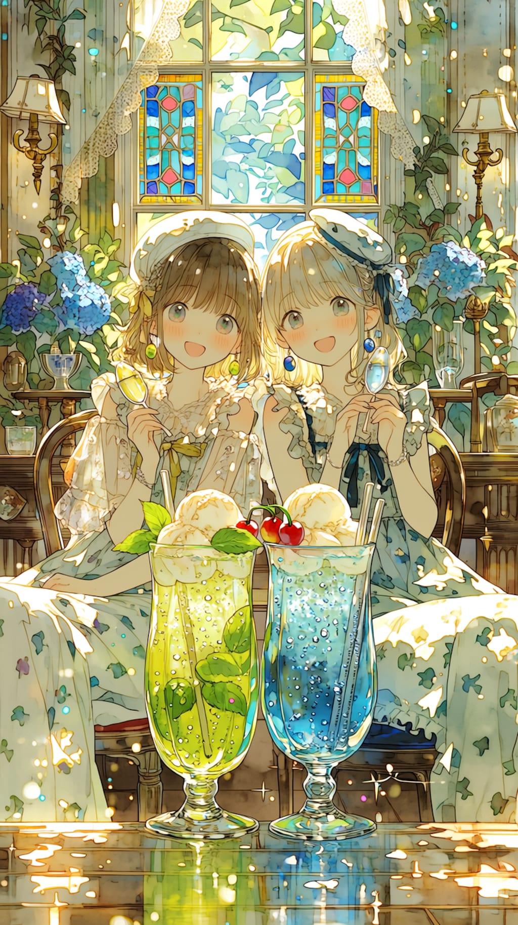 純喫茶で涼みながらクリ－ムソ－ダ