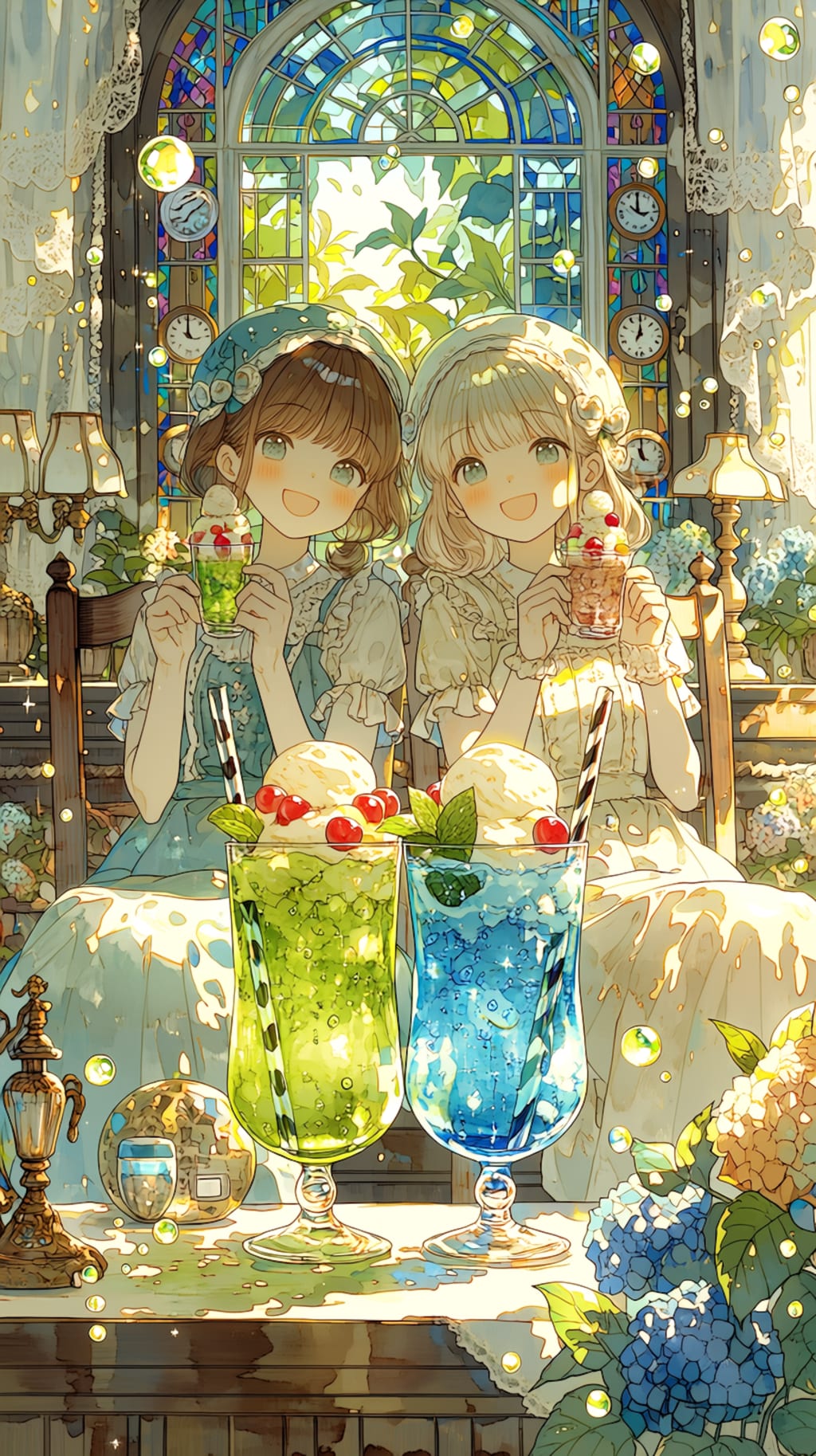 純喫茶で涼みながらクリ－ムソ－ダ