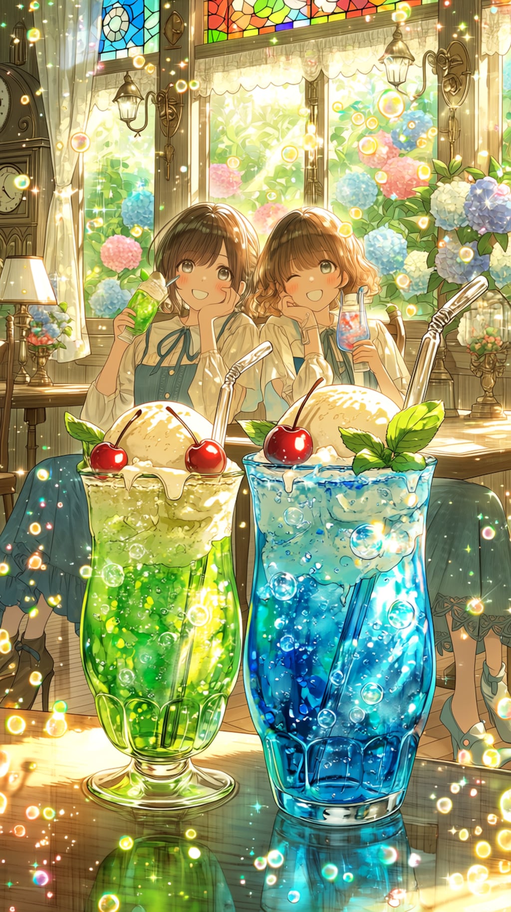 純喫茶で涼みながらクリ－ムソ－ダ
