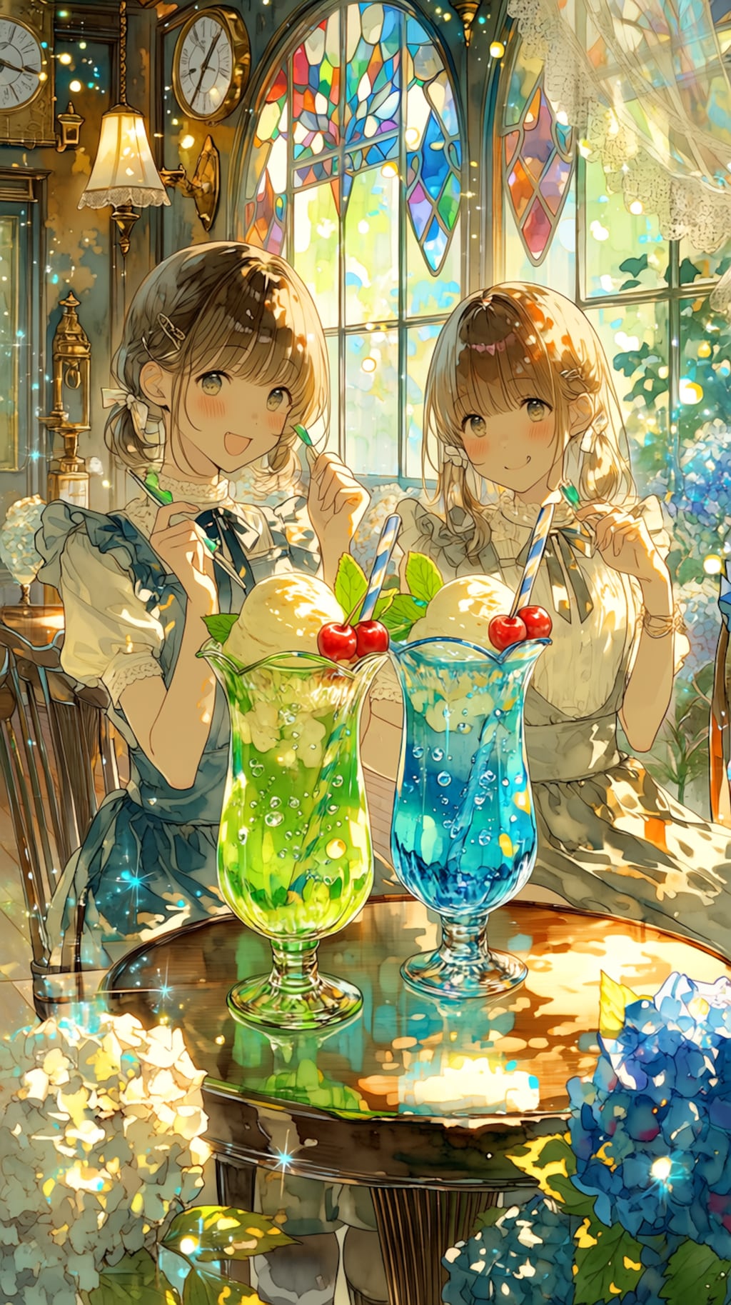 純喫茶で涼みながらクリ－ムソ－ダ