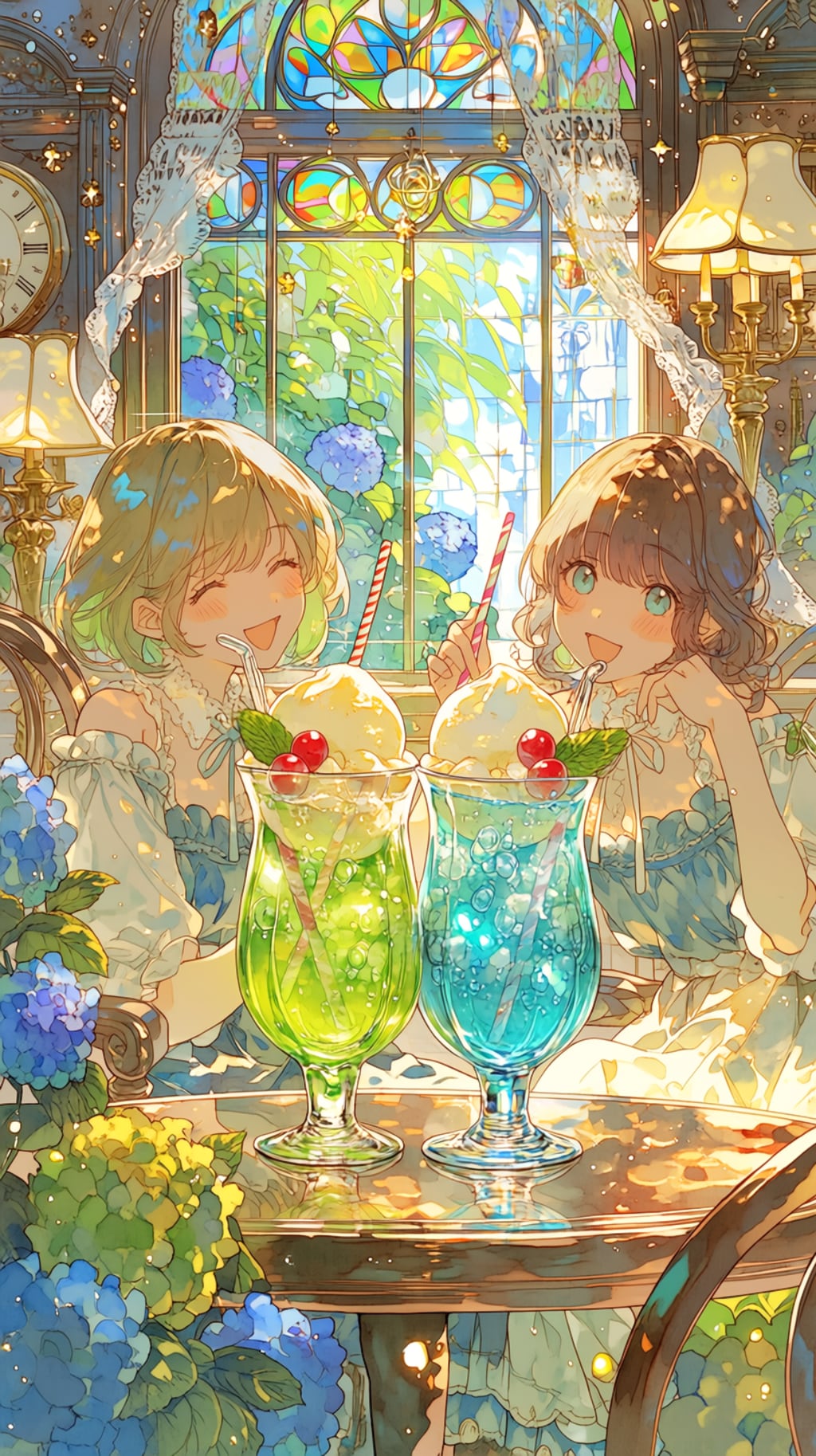 純喫茶で涼みながらクリ－ムソ－ダ