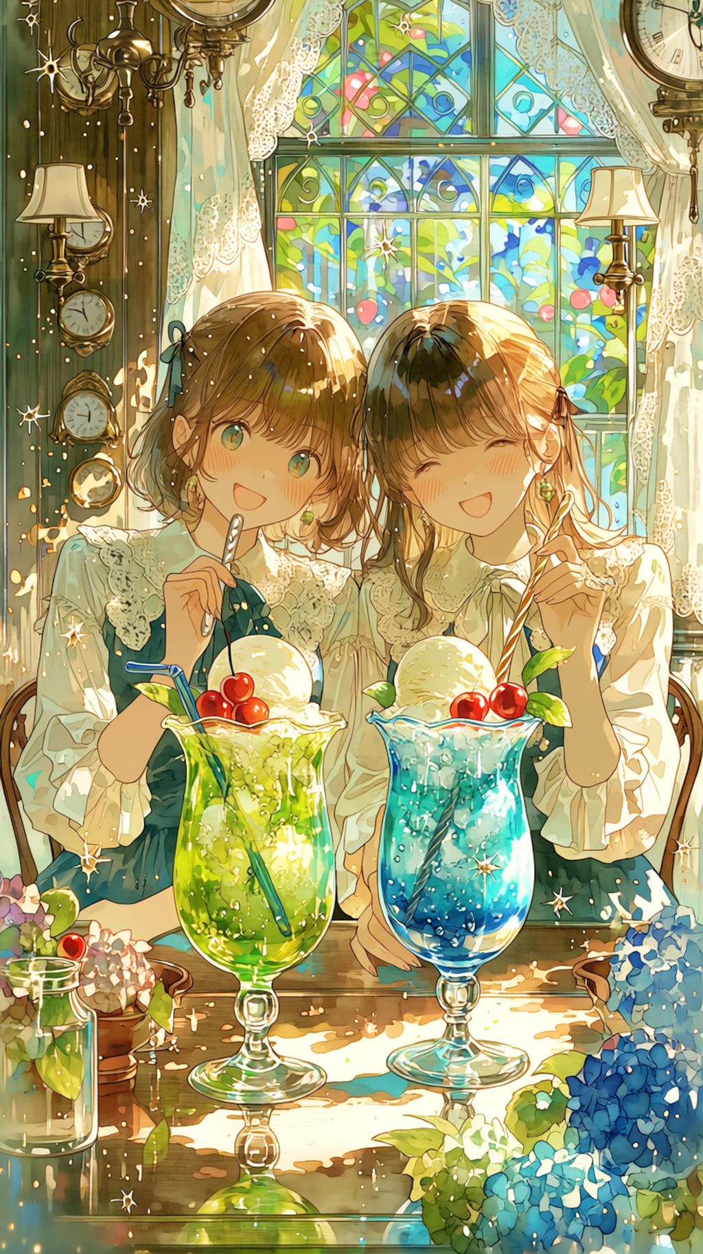 純喫茶で涼みながらクリ－ムソ－ダ