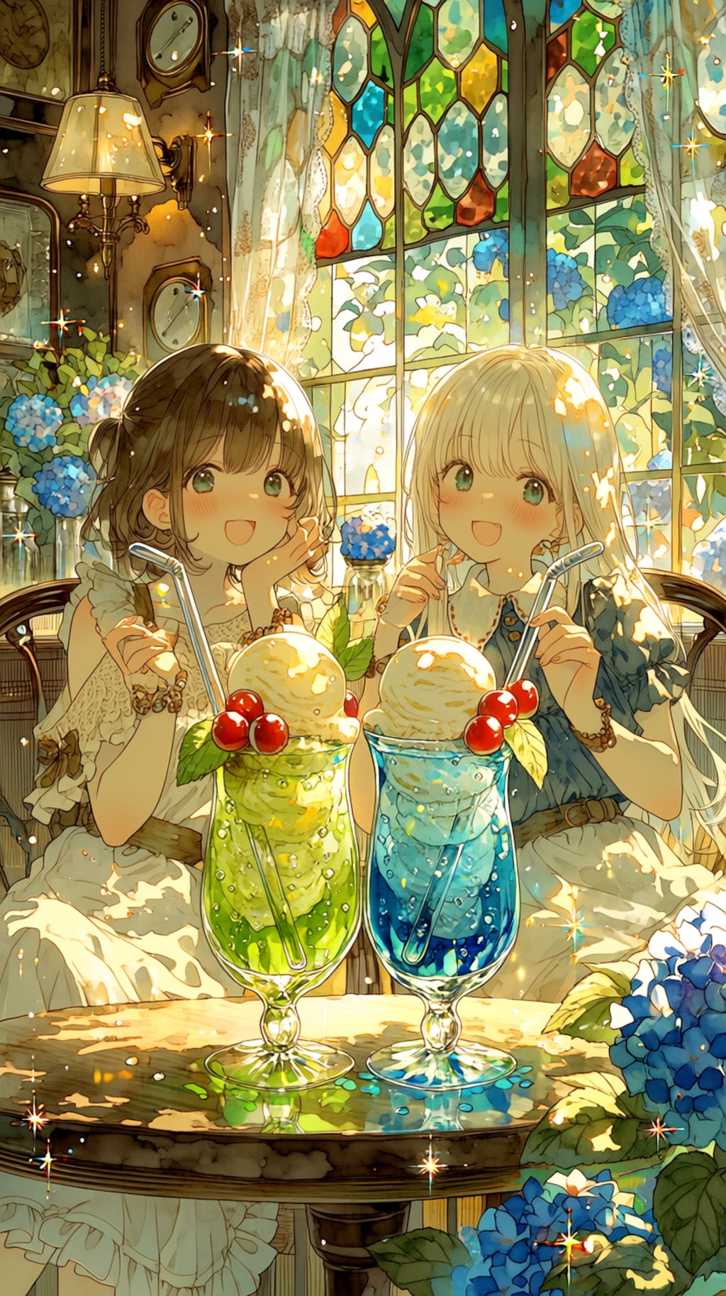 純喫茶で涼みながらクリ－ムソ－ダ