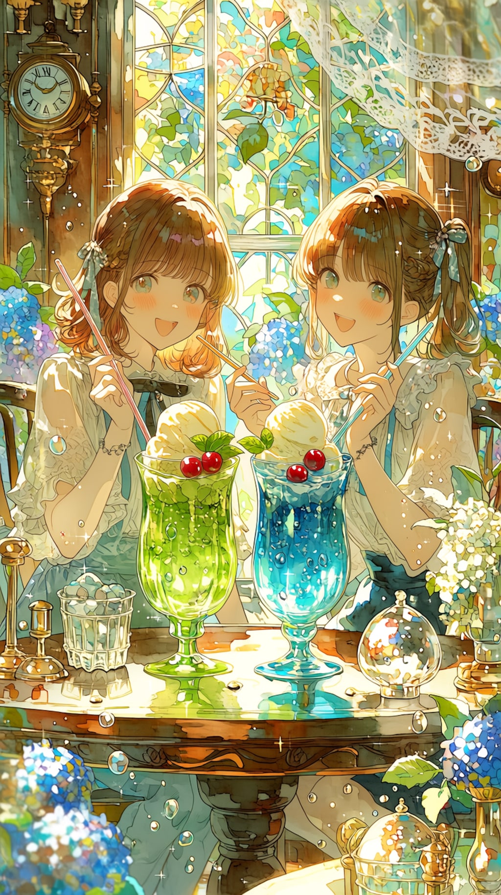 純喫茶で涼みながらクリ－ムソ－ダ