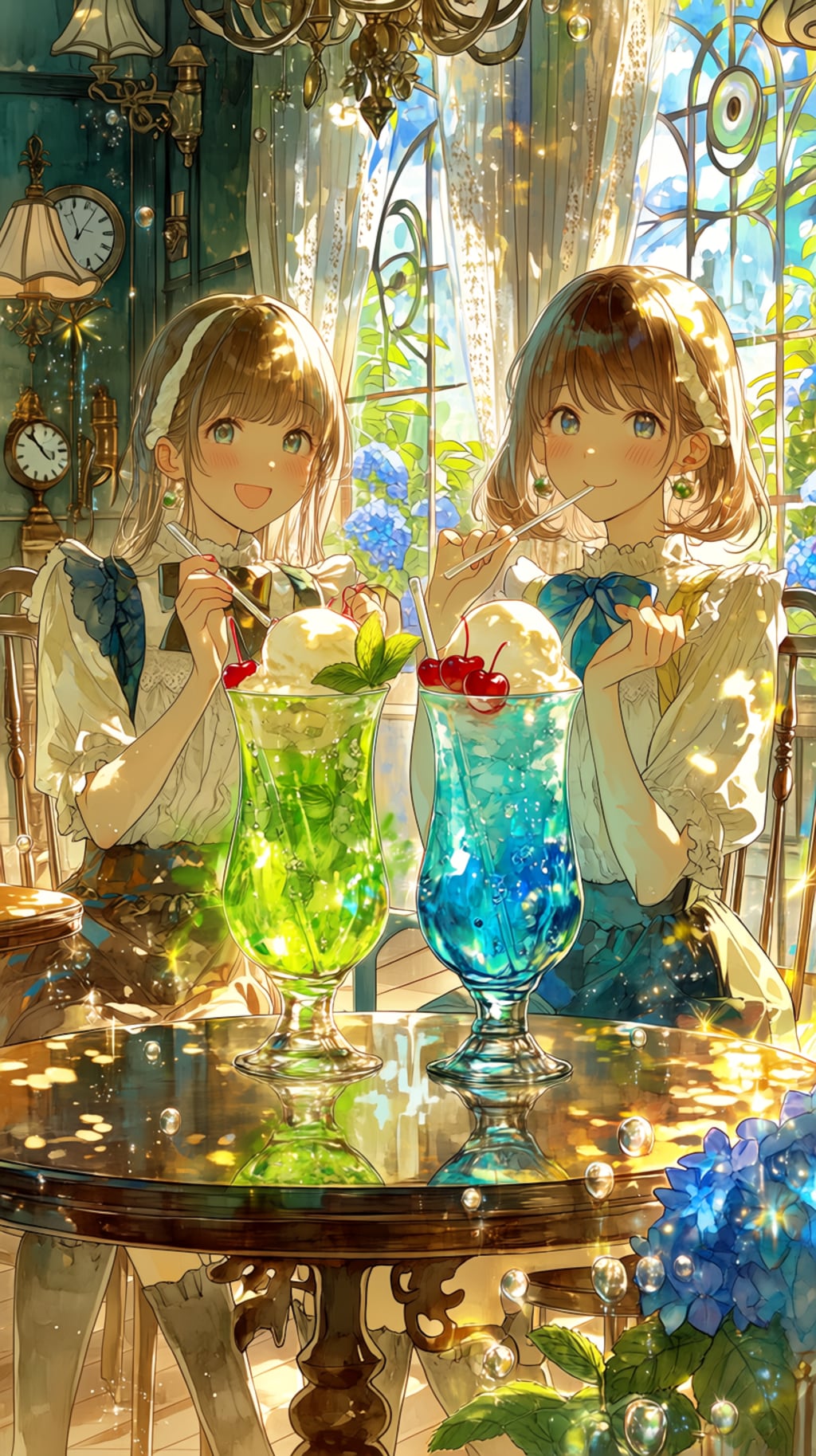 純喫茶で涼みながらクリ－ムソ－ダ