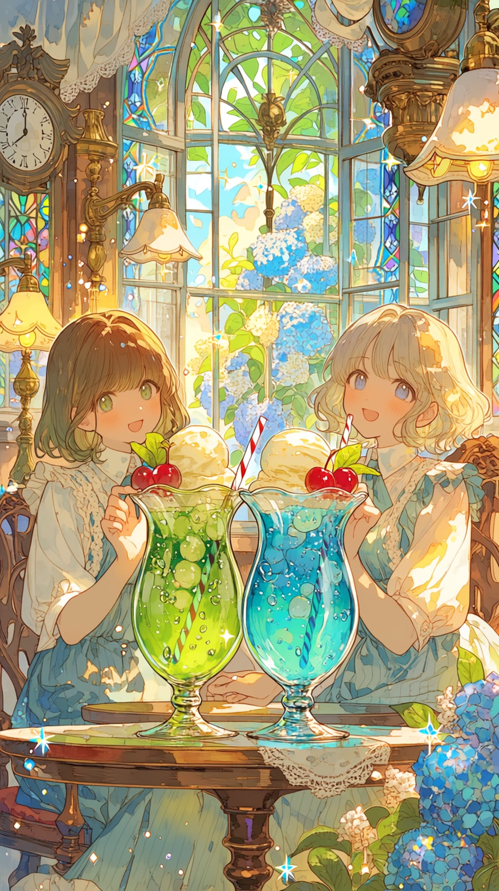 純喫茶で涼みながらクリ－ムソ－ダ