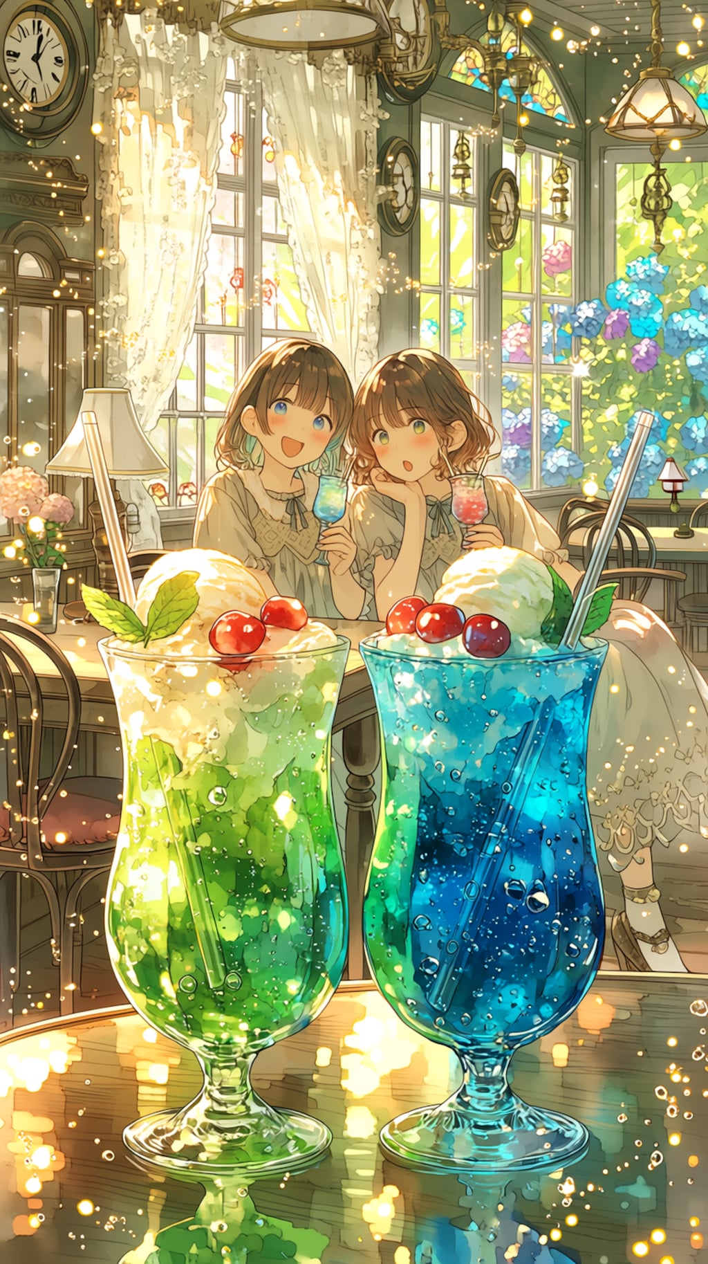 純喫茶で涼みながらクリ－ムソ－ダ