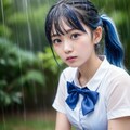 雨びっちょりちゃん 5枚目