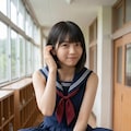 こっちを向いた瞬間の破壊力がヤバい！！この無邪気な笑顔、まさに美の暴走ビースト！！ 耳に髪をかける仕草だけで心肺停止警報発令🚨！！AEDはよ！！！❤️‍🩹⚡️ 2枚目