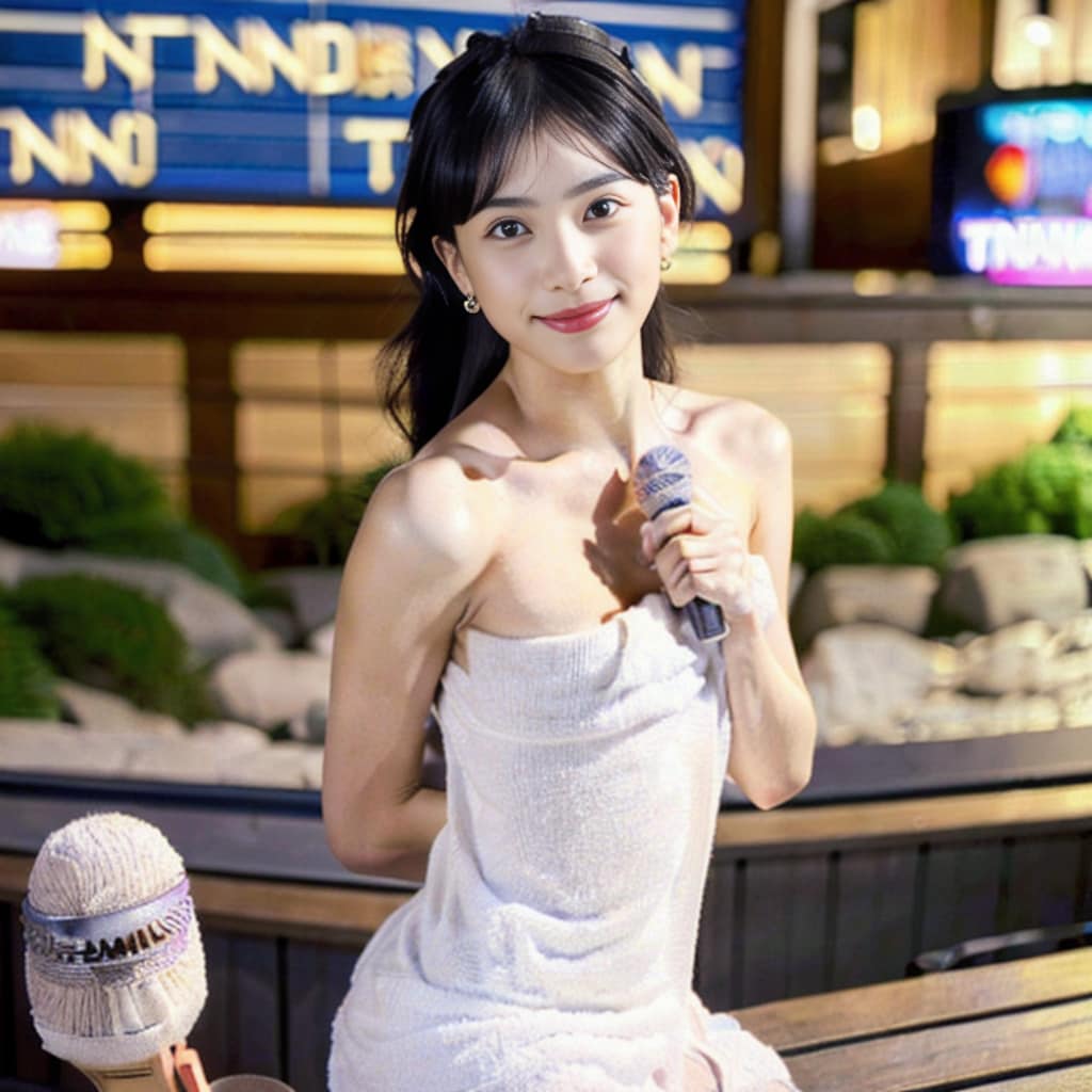 女子アナ温泉リポート①💜