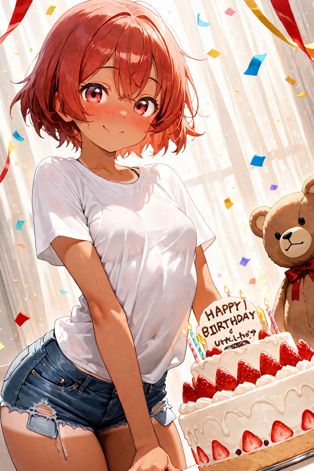 誕生日にはグローブとクマさんを🎉🎂