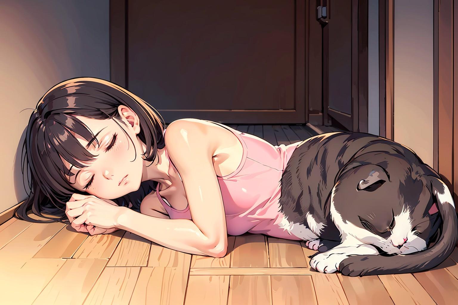 お昼寝 | の人気AIイラスト・グラビア