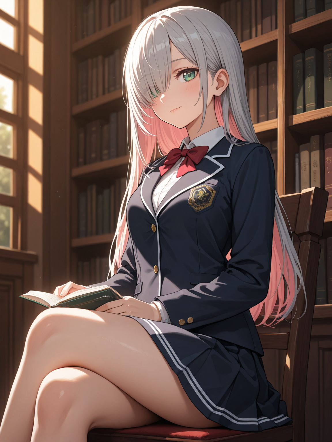 図書館の少女