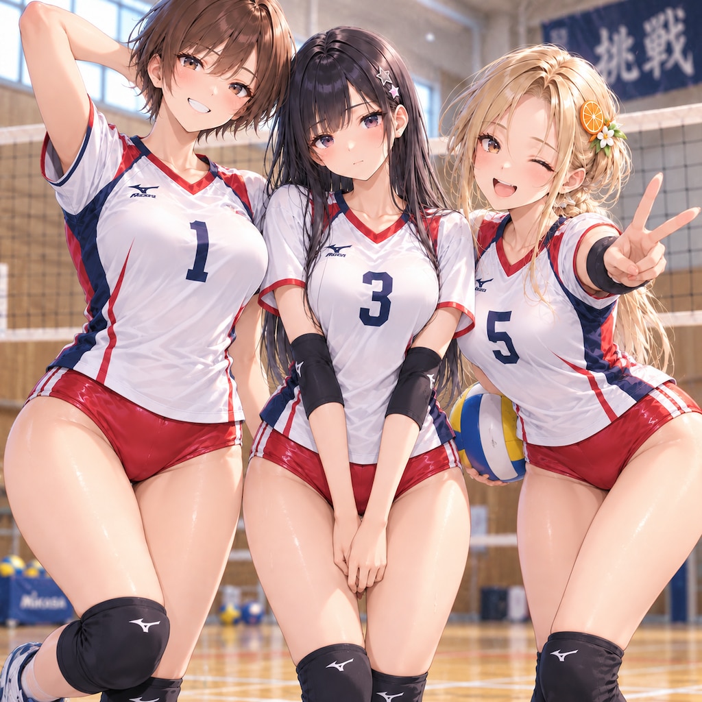 バレーボールだよ！夏音さん
