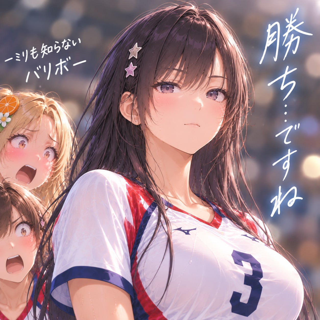 バレーボールだよ！夏音さん | の人気AIイラスト・グラビア