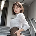 ふともも好きに捧ぐ②（パンストあり編・ショートカット） 3枚目