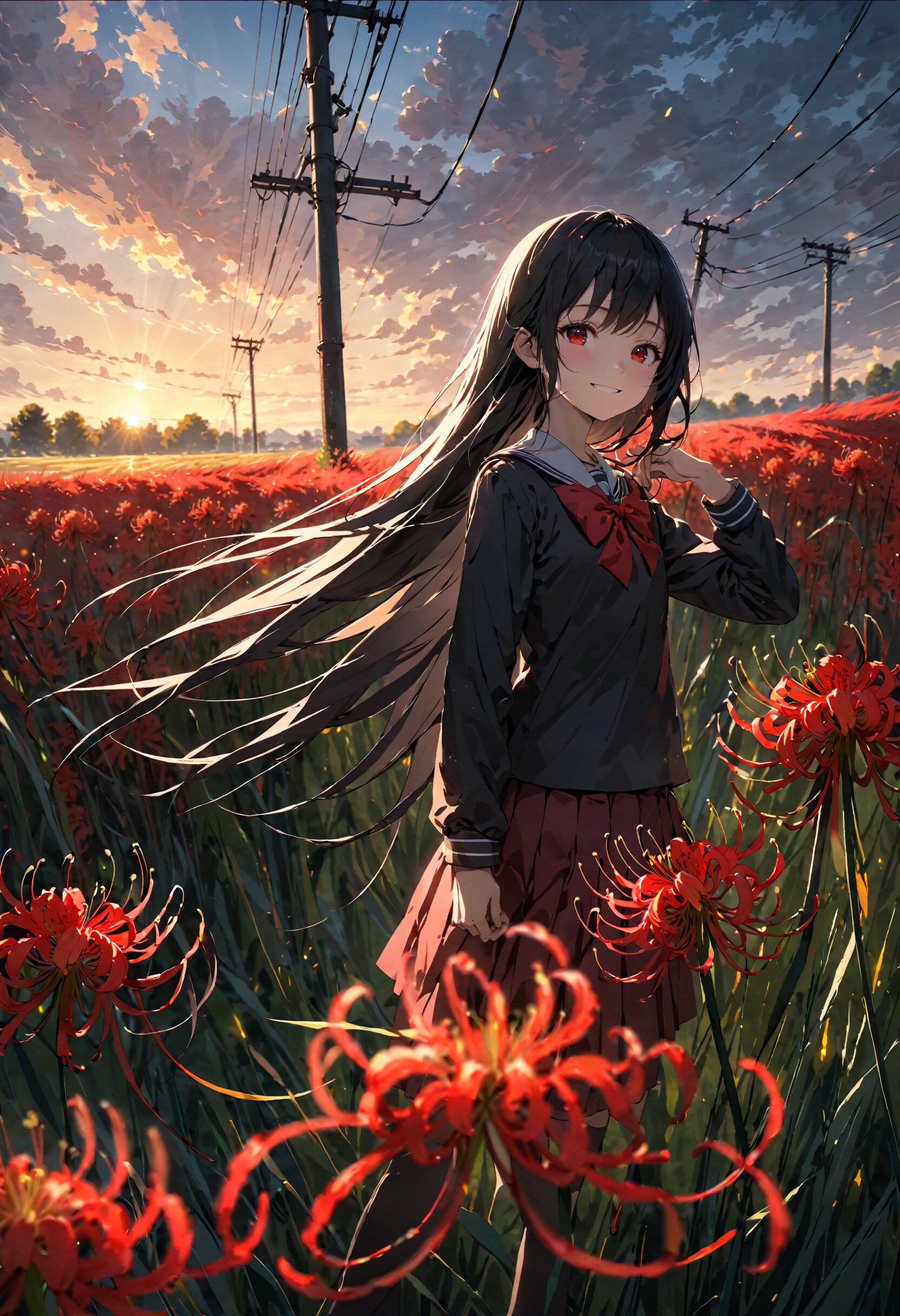 彼岸花 | の人気AIイラスト・グラビア