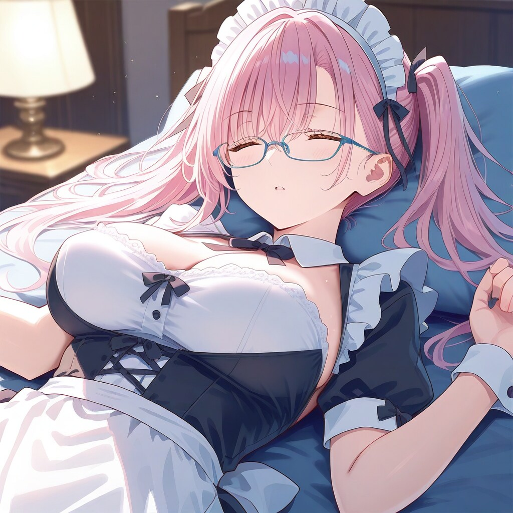 まだ寝てるメイドさん